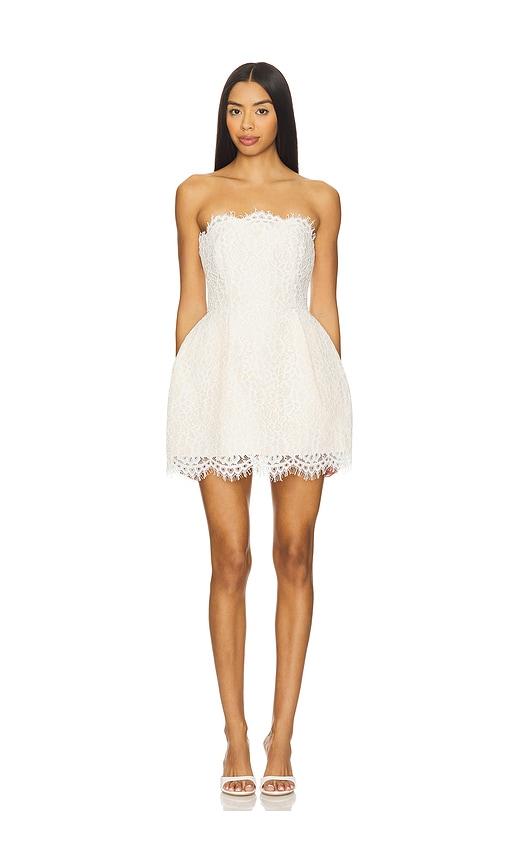 lovers and friends sarina mini dress in white. - size m (also in xxs, xs, s)