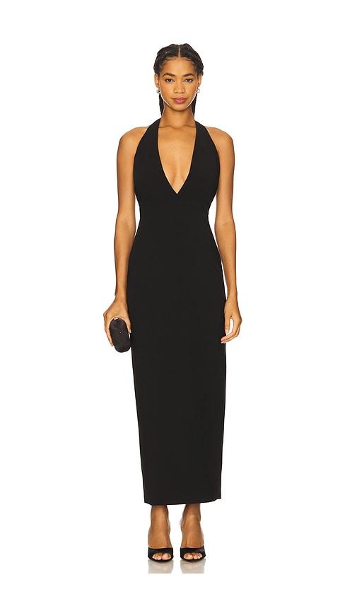 lovers and friends saya maxi dress in black. - size s (also in xs)