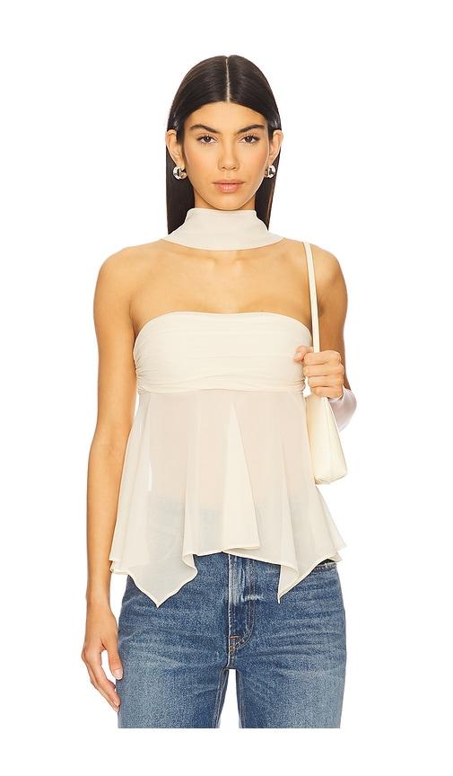 lovers and friends sierra top in cream. - size l (also in s, xl)