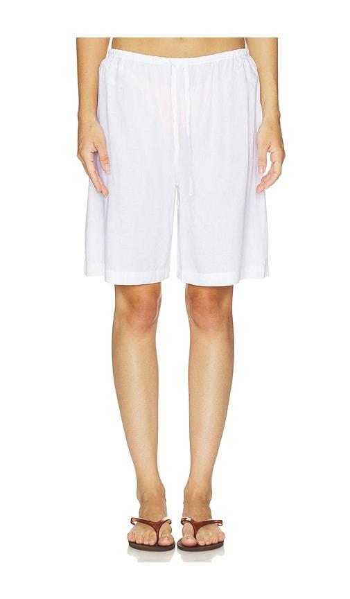 lovers and friends sloan short in white. - size l (also in xs, xl)