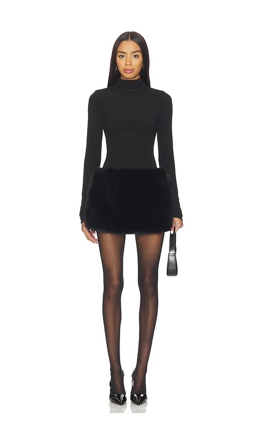 lovers and friends sofia mini dress in black. - size xs (also in xxs)