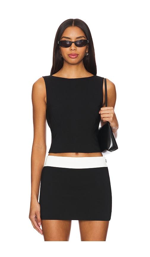 lovers and friends sutton top in black. - size l (also in xl)