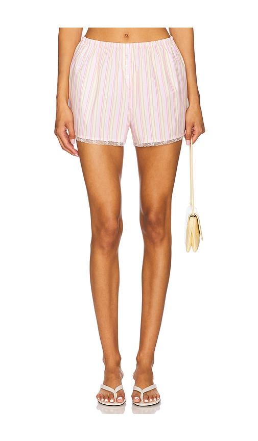 lovers and friends sylvie short in blush. - size l (also in m, s, xl, xs, xxs)