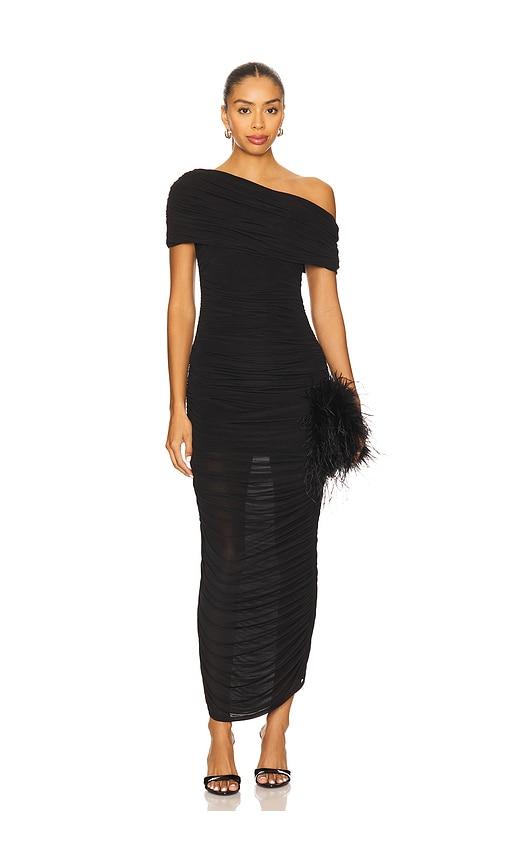 lovers and friends tamara maxi dress in black. - size xs (also in xxs)