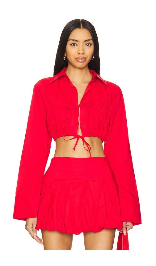 lovers and friends valerie top in red. - size m (also in s)