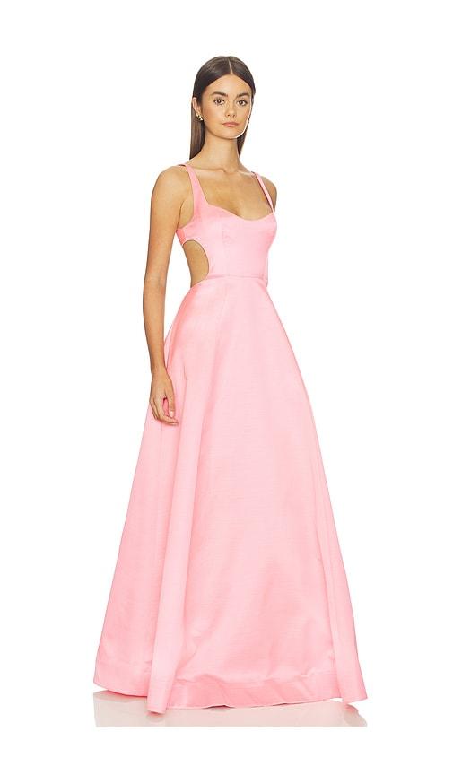 lovers and friends vienna gown in pink. - size l (also in xs, xxs, s, m, xl)