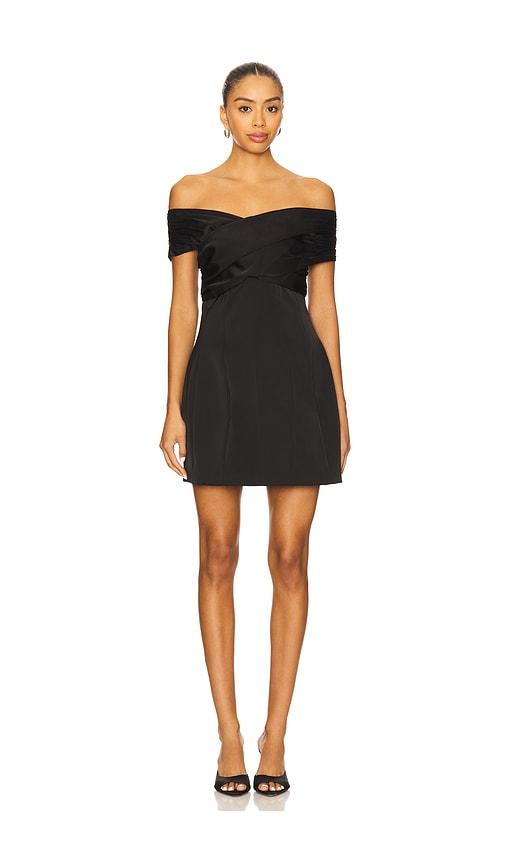 lovers and friends violla mini dress in black. - size xs (also in xxs)