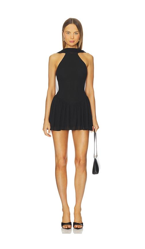 lovers and friends willow mini dress in black. - size s (also in xl)