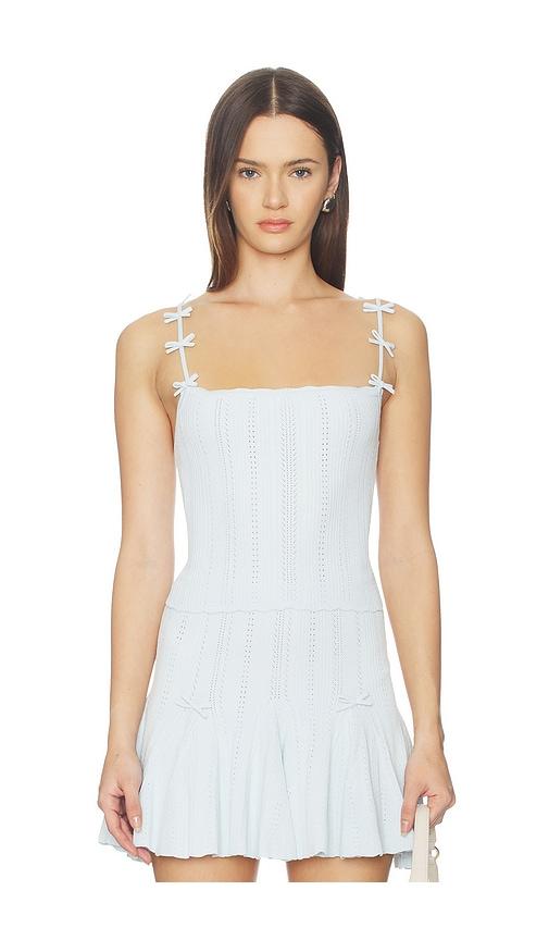 loveshackfancy garrett top in white. - size m (also in s, xl)