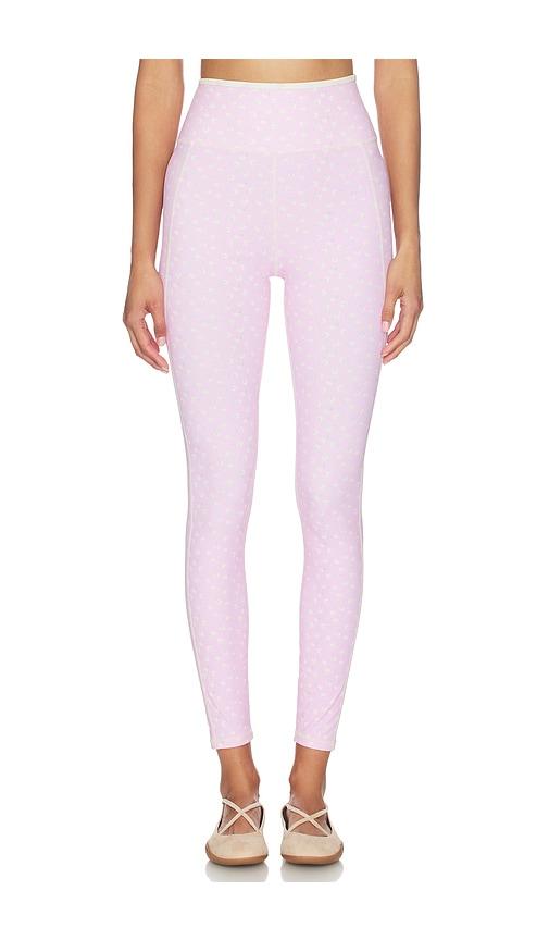 loveshackfancy highland legging in rose. - size l (also in s, xxs, xs, m, xl)