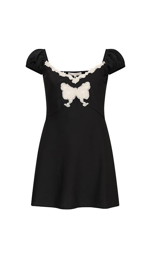 loveshackfancy karola tween dress in black. - size 7 (also in 8)