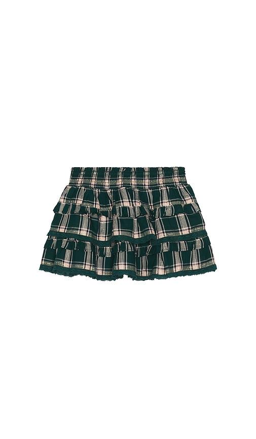 loveshackfancy kids billie skirt in green. - size 2 (also in 3, 4)