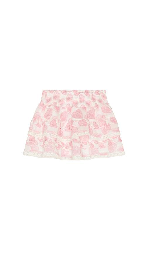 loveshackfancy kids billie skirt in pink. - size 2 (also in 4)