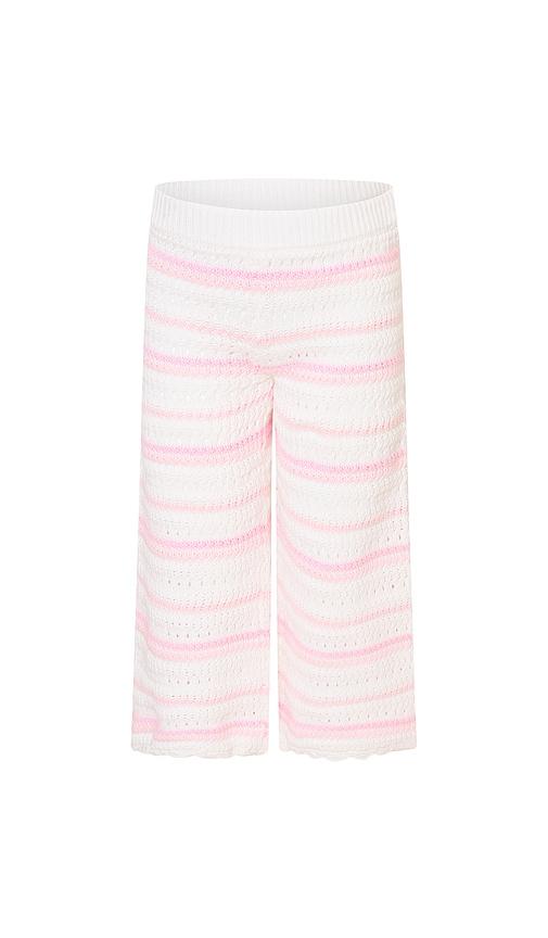 loveshackfancy kids fawna pant in pink. - size 2 (also in 3, 4, 6)