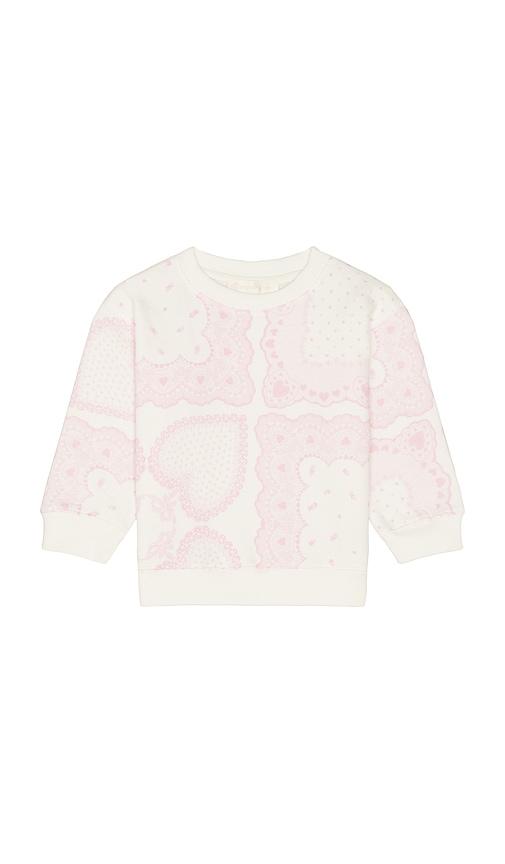 loveshackfancy kids mini leila pullover in pink. - size 2 (also in 3, 4)