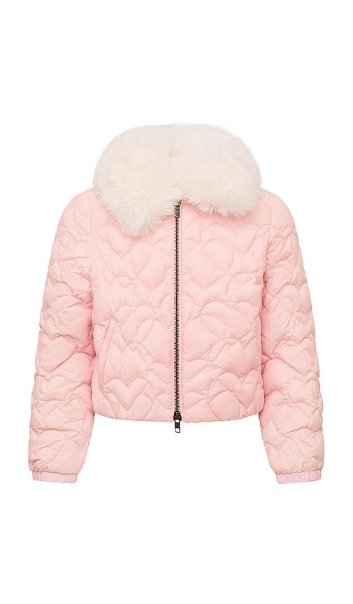 loveshackfancy kids mini sandria jacket in pink. - size 3 (also in 5)
