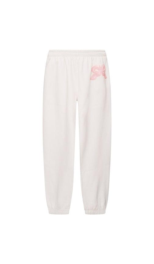 loveshackfancy kids violin sweatpant in blush. - size 3 (also in 4, 5)