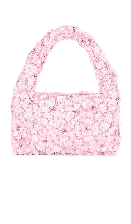 loveshackfancy serina purse in pink.