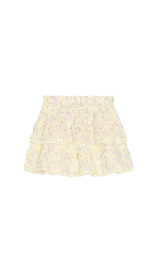 loveshackfancy tween billie skirt in lemon. - size 10 (also in 8, 9)