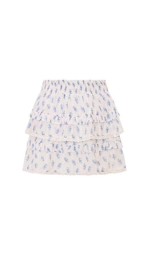 loveshackfancy tween billie skirt in turquoise. - size 10 (also in 12, 7, 8)