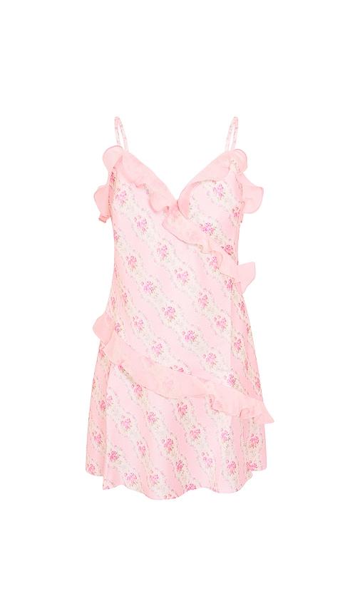 loveshackfancy tween mini lomina dress in pink. - size 7 (also in 9)