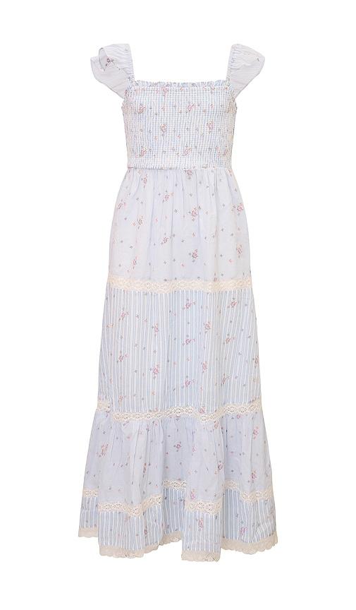 loveshackfancy tween rhiannon dress in baby blue. - size 10 (also in 7, 8, 9, 12)