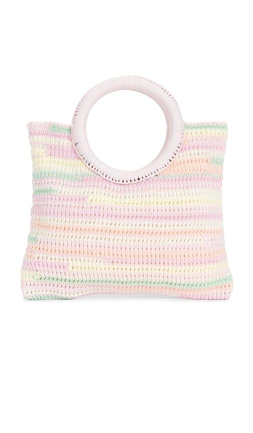 loveshackfancy velle pouch in pink.