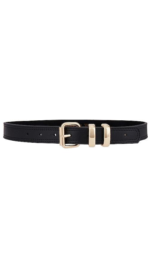 lovestrength classic sage belt in black. - size l (also in m/l, xl)