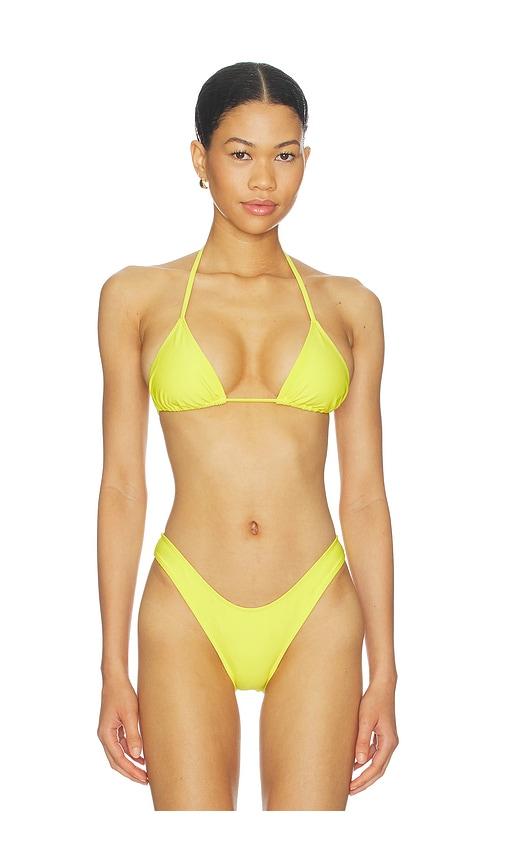 lovewave the campbell top in yellow. - size m (also in xxs, xs, s, xl)