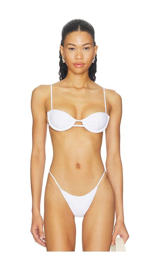 lovewave the rafaela top in white. - size l (also in s, m, xl)