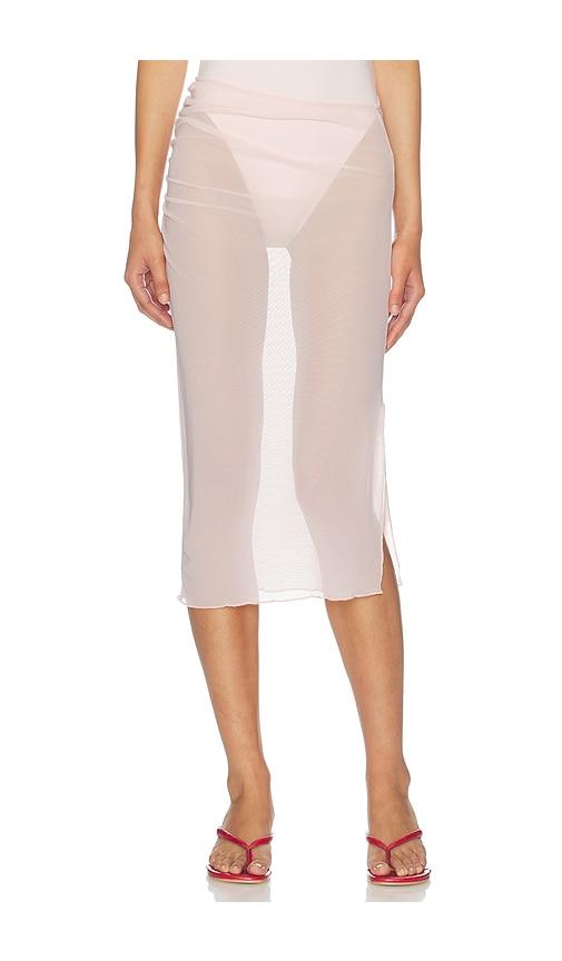 lovewave the sterling maxi skirt in pink. - size l (also in m, xl)