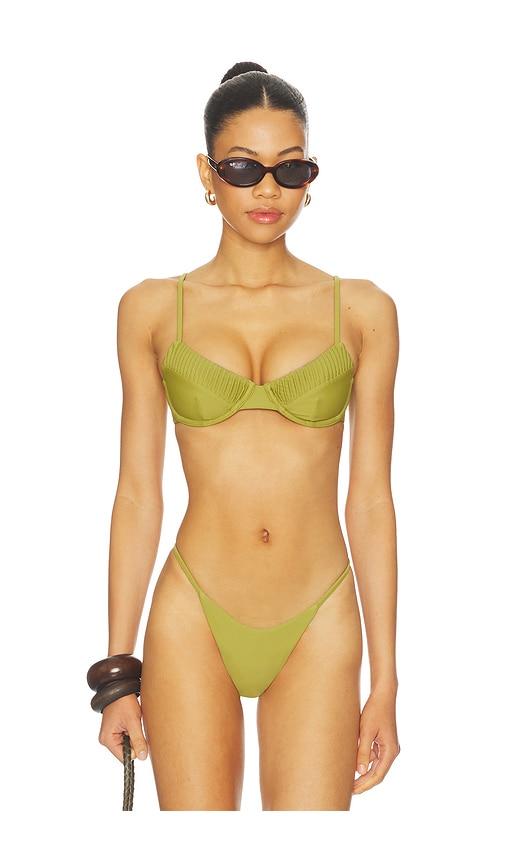 lovewave the tate top in sage. - size l (also in xxs, xs, s, m)