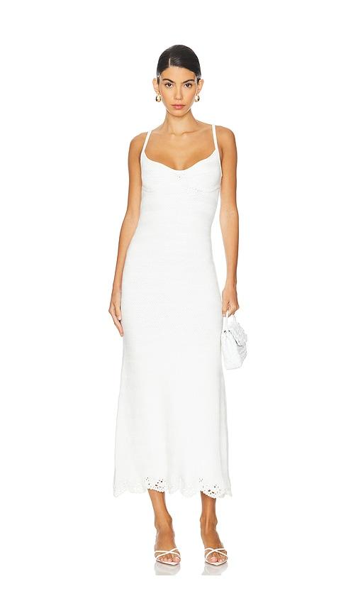 lpa ameri maxi dress in white. - size l (also in s, m)