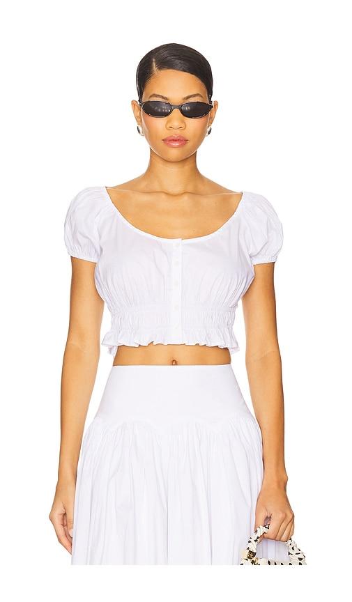 lpa brigette top in white. - size m (also in xs, s)