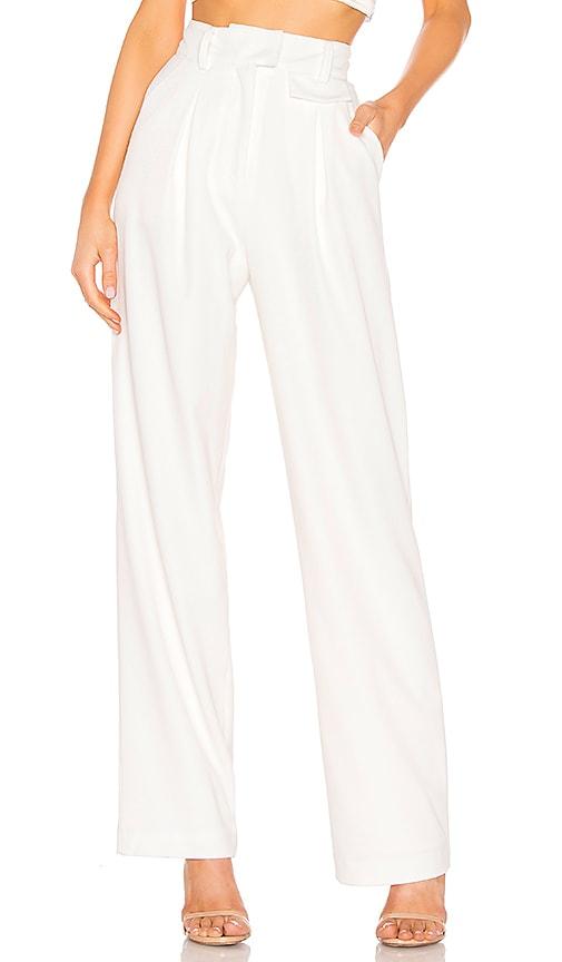 lpa carlotta pant in white. - size l (also in s, m, xl)