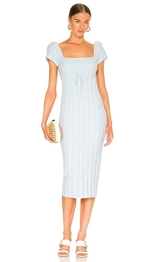 lpa coco dress in blue. - size s (also in xs)