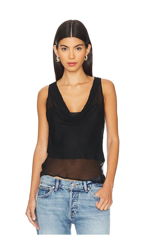 lpa deva top in black. - size l (also in s)