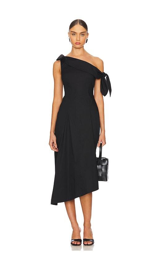 lpa eloise midi dress in black. - size s (also in xs)
