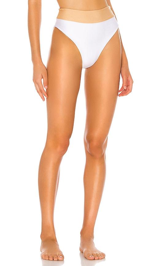 lpa foster high waist bottom in white. - size s (also in xxs, xs)