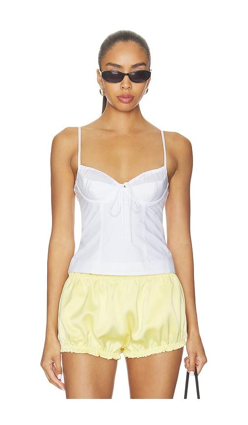lpa harper top in white. - size l (also in xxs)