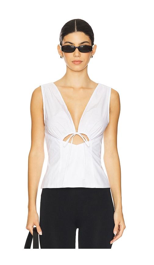 lpa ira top in white. - size s (also in xs)