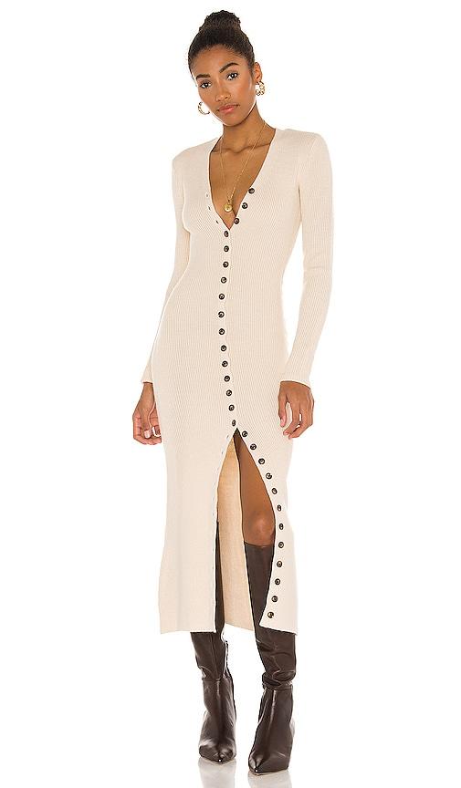 lpa kavala sweater dress in beige. - size l (also in m)