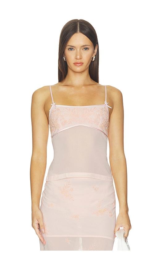 lpa marisel top in pink. - size l (also in xxs, xs, s, m, xl)
