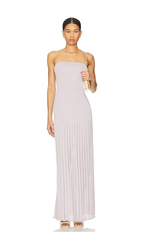 lpa mikayla strapless maxi in lavender. - size l (also in m, xl)