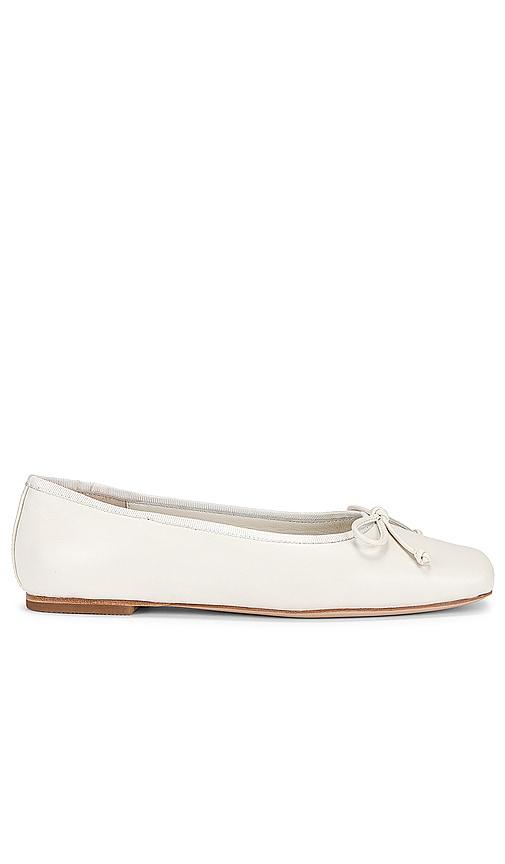 lpa natasha ballet flat in white. - size 10 (also in 9)