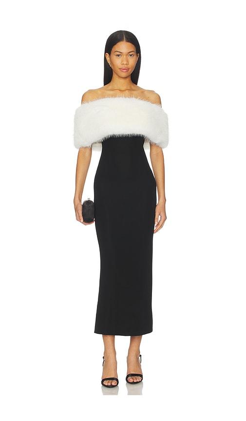 lpa nella midi dress in black. - size l (also in m, s, xl, xs)