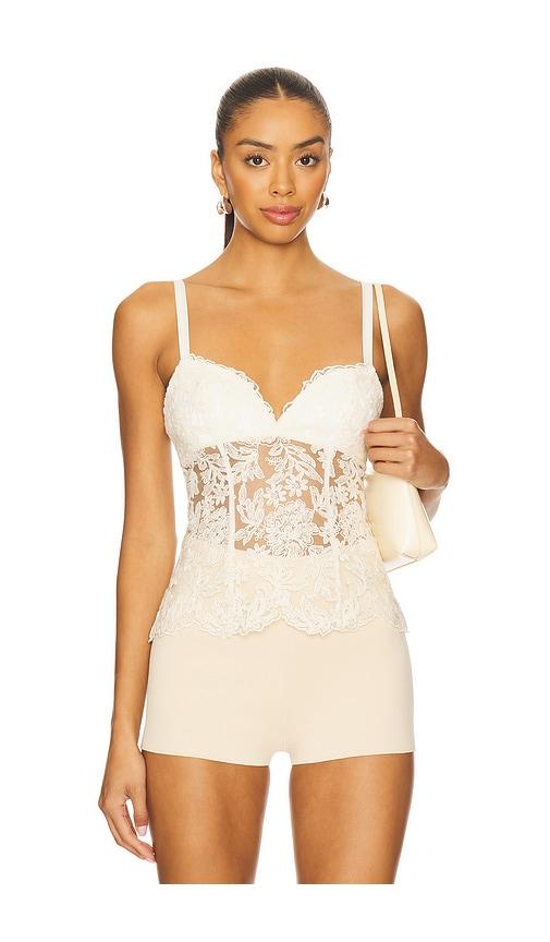 lpa nicola top in cream. - size l (also in m)