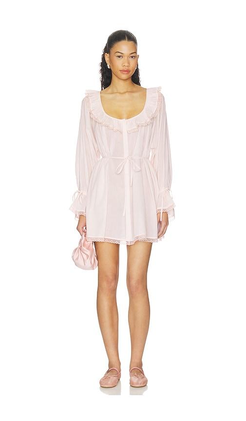 lpa rhea mini dress in pink. - size m (also in xs)