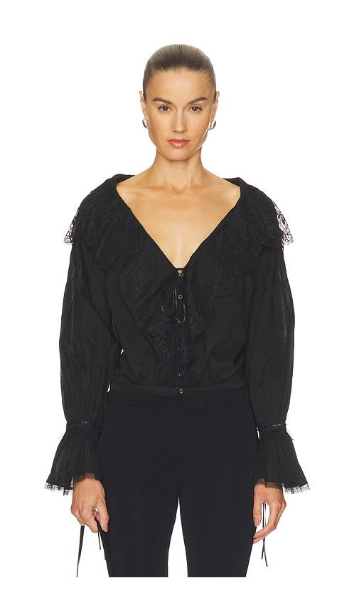 lpa rhea top in black. - size m (also in s, xl, xs, xxs)