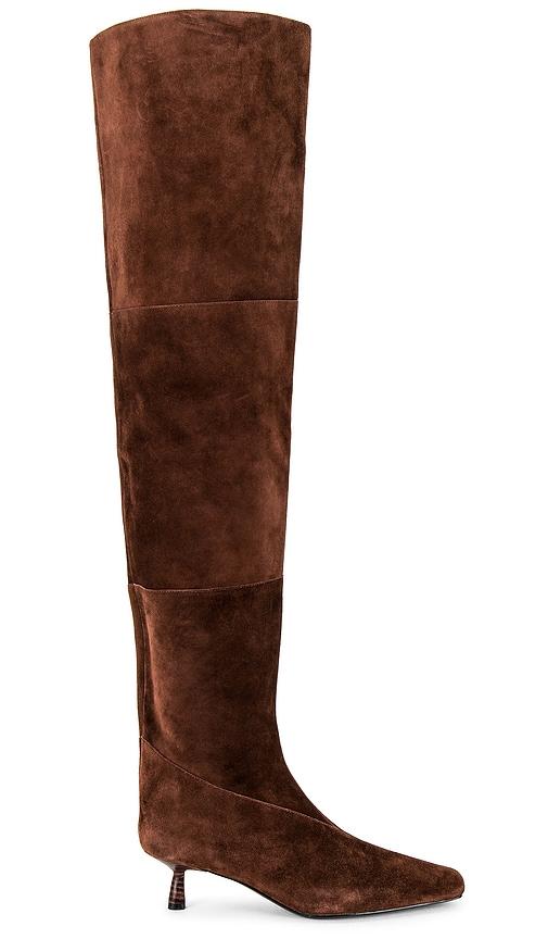 lpa virna boot in chocolate. - size 7 (also in 7.5)
